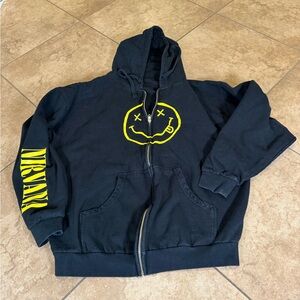 Nirvana Tultex Black 2XL Hoodie